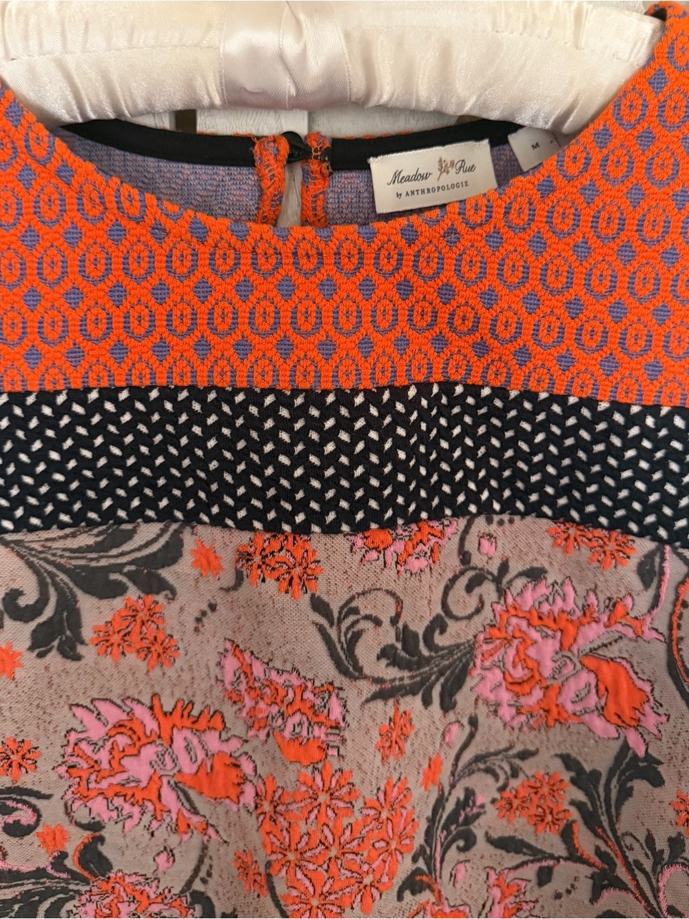 Anthropologie Meadow Rue Poppy Jacquard Tank Size M - Picture 4 of 6
